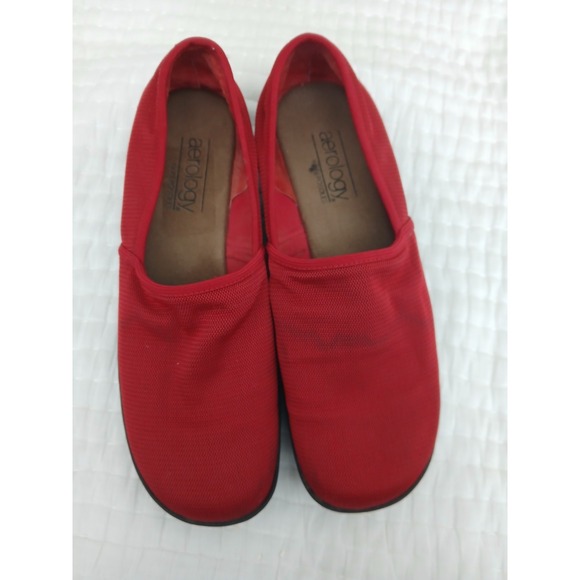 Aerosoles Aerology Red Slip On Shoe‎ Women's Size 9 - Picture 1 of 8